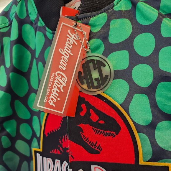 Jurassic Park Satin Bomber Jacket Brand New - Picture 3 of 5